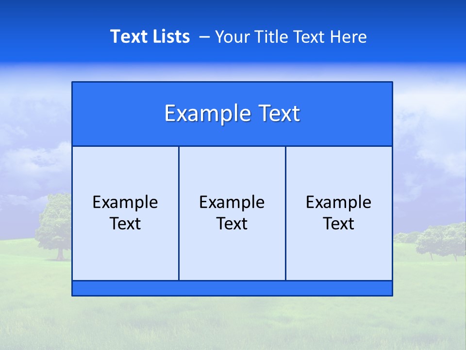 Cultivated Nature Meadow PowerPoint Template