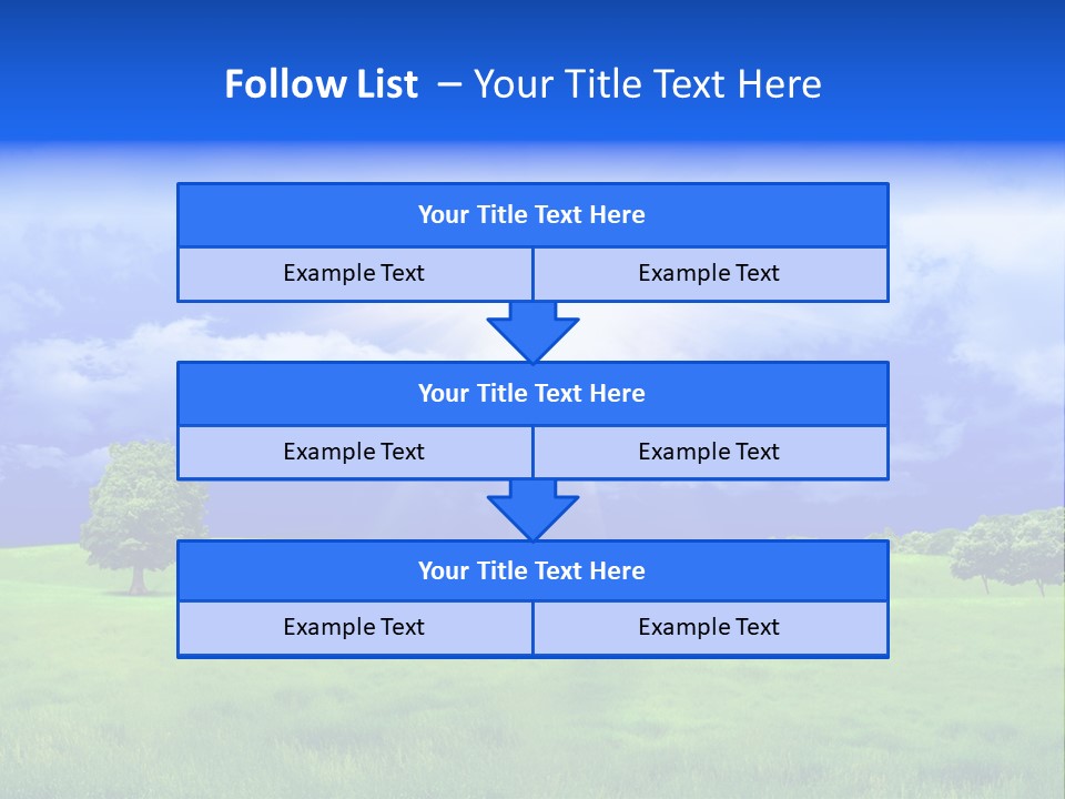 Cultivated Nature Meadow PowerPoint Template