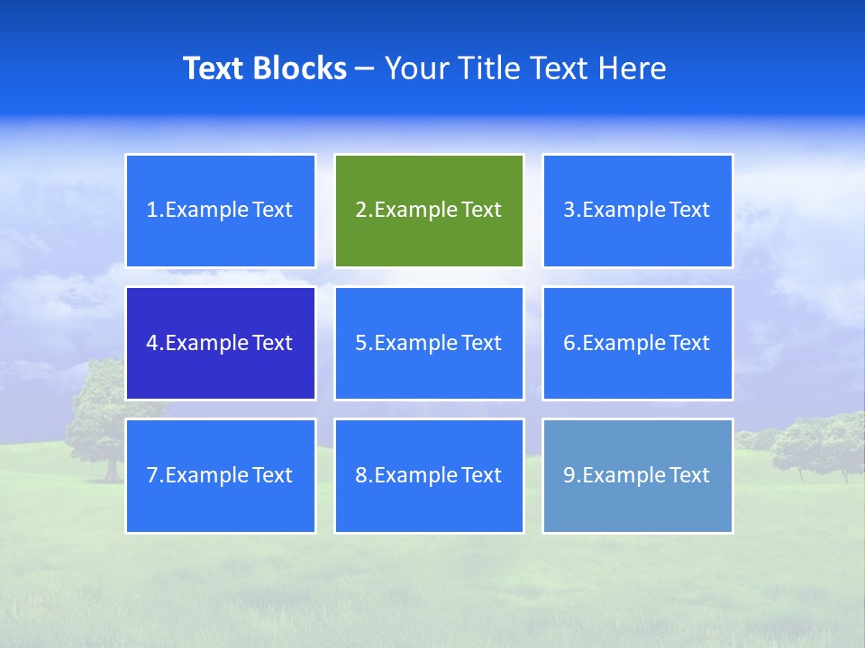 Cultivated Nature Meadow PowerPoint Template