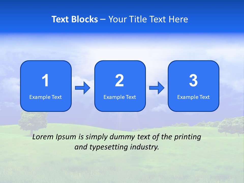 Cultivated Nature Meadow PowerPoint Template