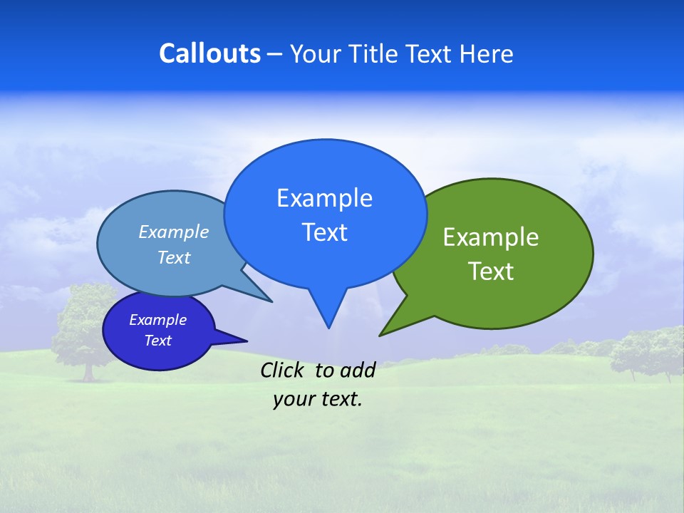 Cultivated Nature Meadow PowerPoint Template