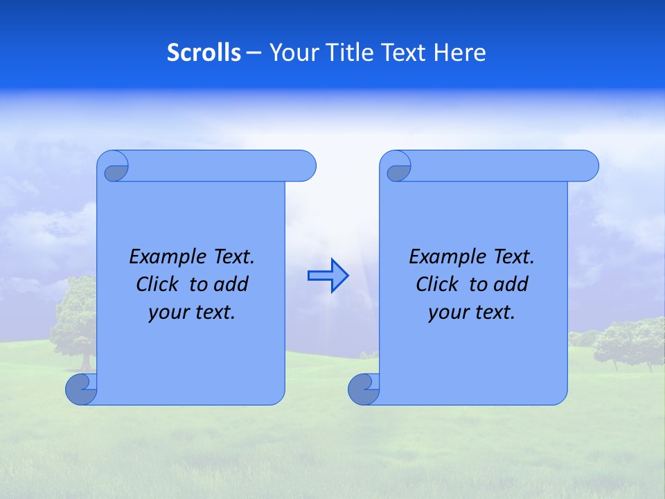 Cultivated Nature Meadow PowerPoint Template