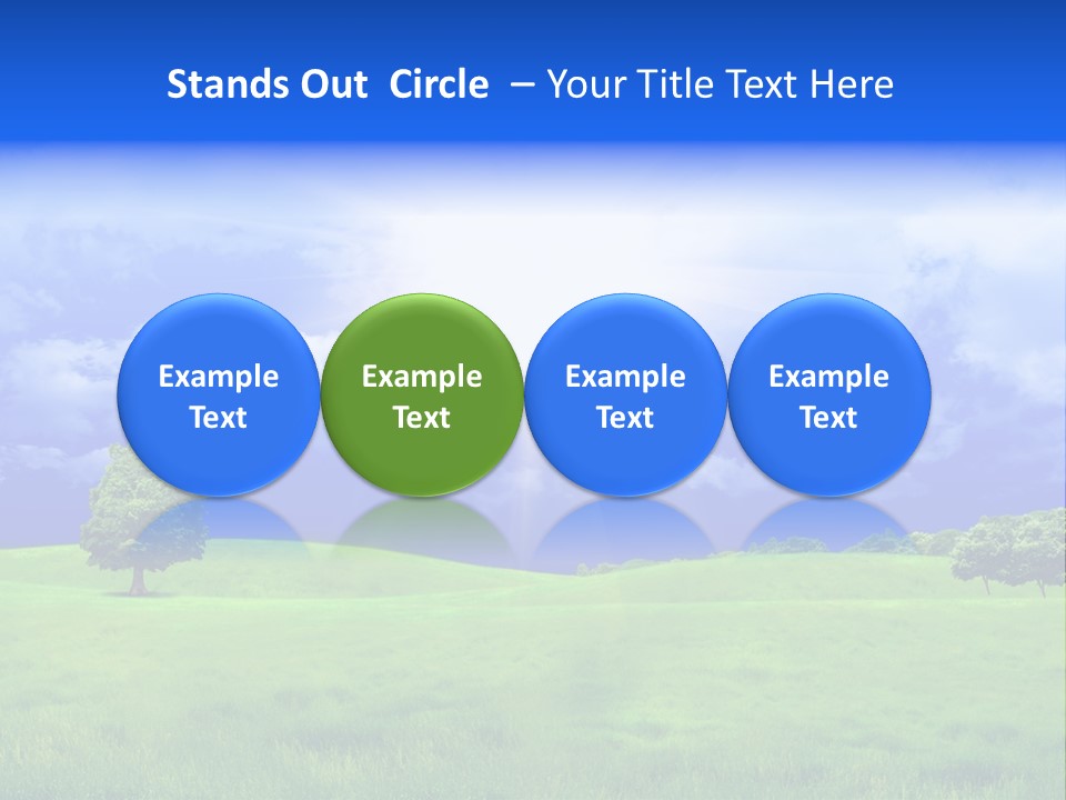 Cultivated Nature Meadow PowerPoint Template