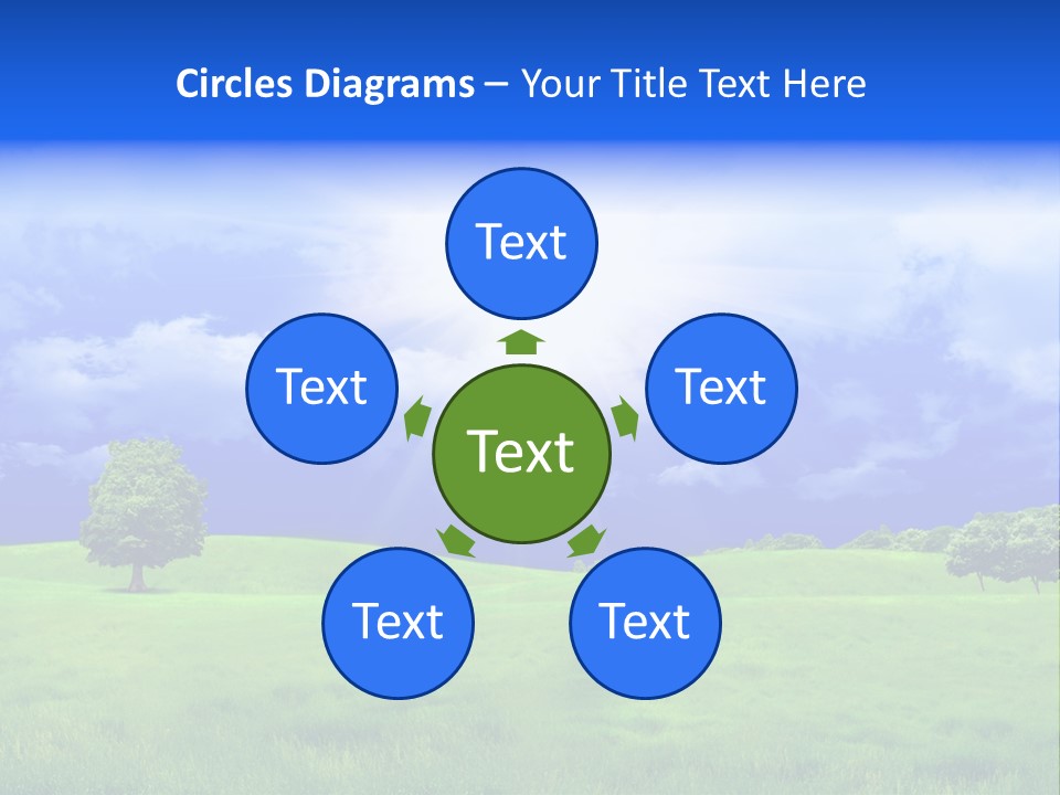 Cultivated Nature Meadow PowerPoint Template