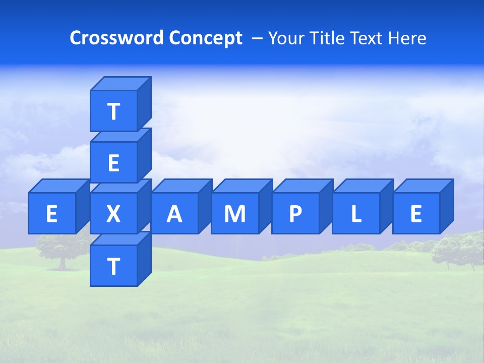 Cultivated Nature Meadow PowerPoint Template