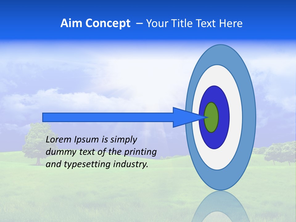 Cultivated Nature Meadow PowerPoint Template