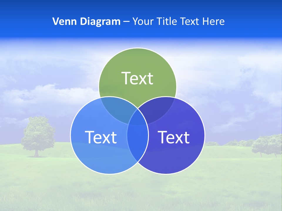 Cultivated Nature Meadow PowerPoint Template