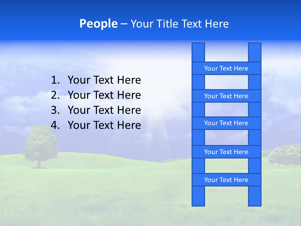 Cultivated Nature Meadow PowerPoint Template