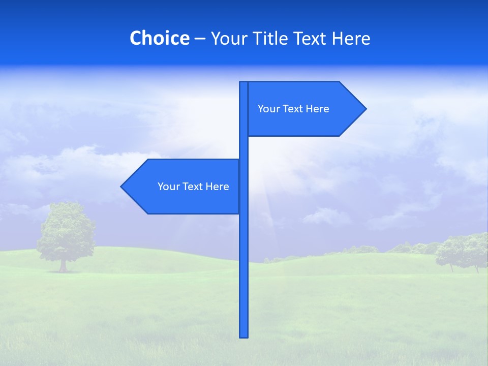 Cultivated Nature Meadow PowerPoint Template