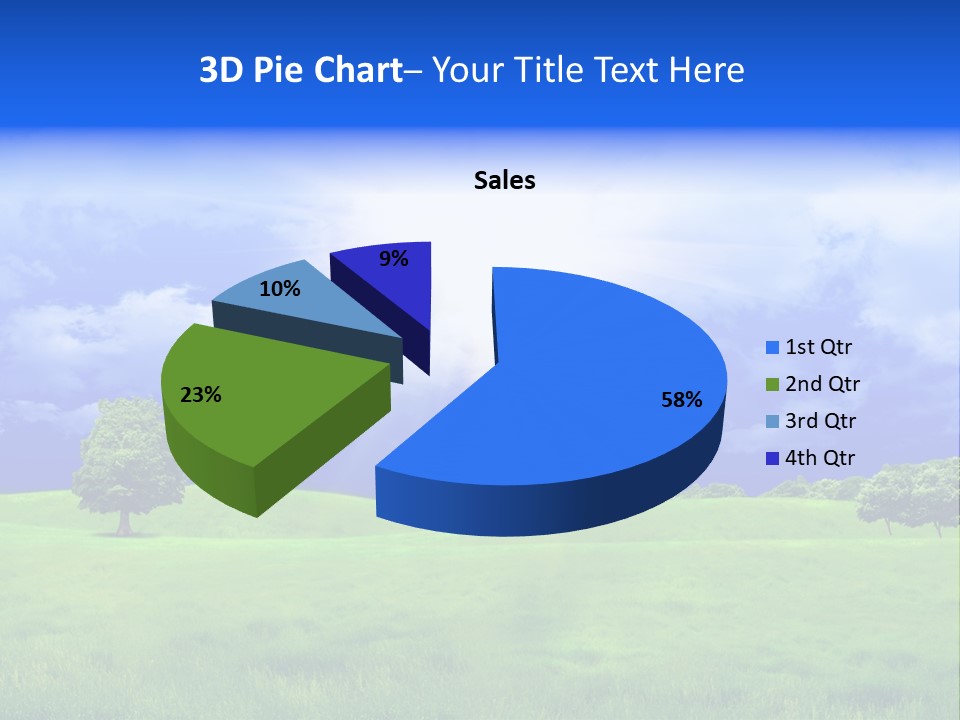 Cultivated Nature Meadow PowerPoint Template