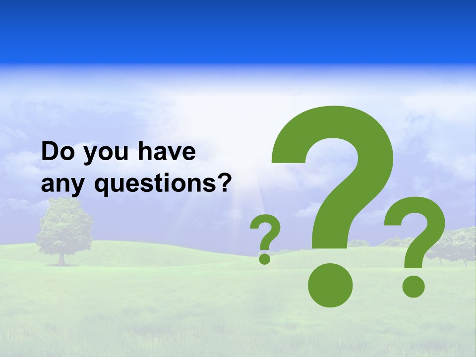 Cultivated Nature Meadow PowerPoint Template