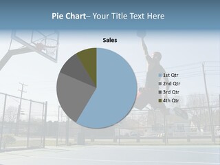 Man Scoring Park PowerPoint Template