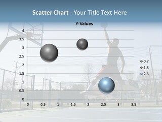 Man Scoring Park PowerPoint Template