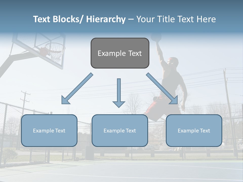 Man Scoring Park PowerPoint Template