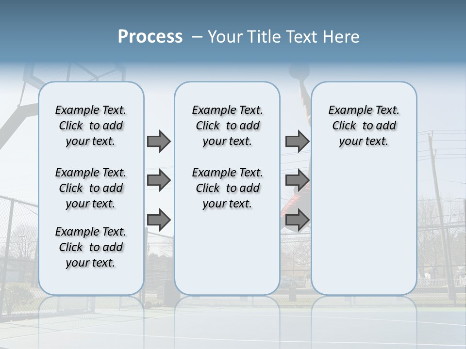 Man Scoring Park PowerPoint Template