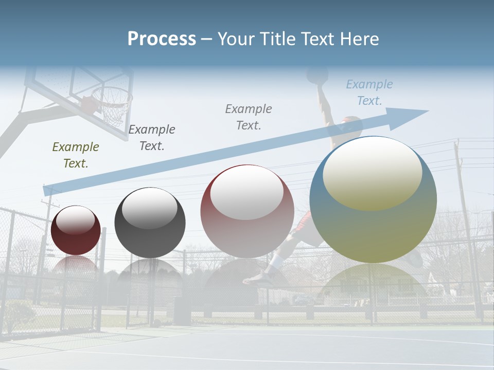 Man Scoring Park PowerPoint Template
