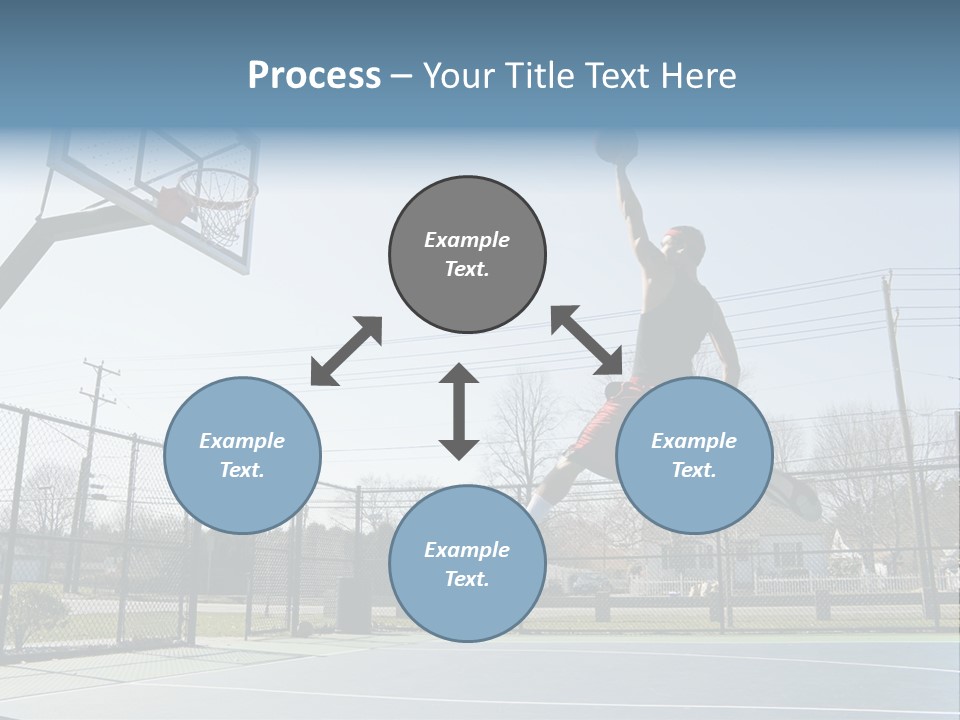 Man Scoring Park PowerPoint Template
