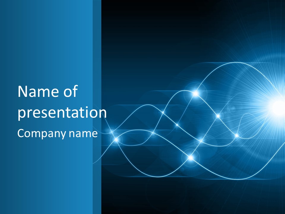 Macro Tech Tie PowerPoint Template