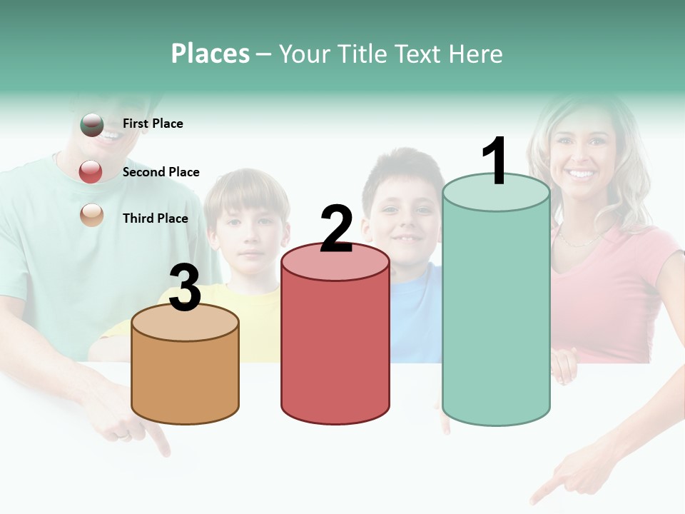 Copy Space Smile Family PowerPoint Template