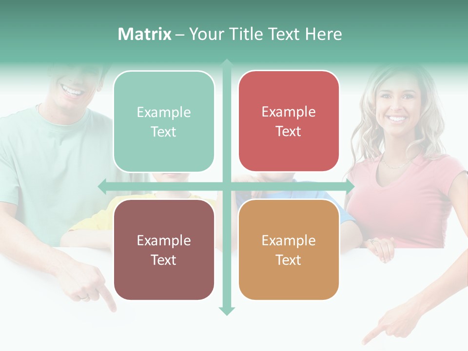 Copy Space Smile Family PowerPoint Template