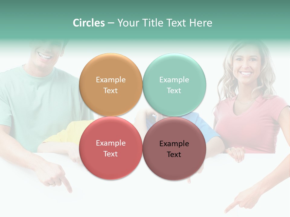 Copy Space Smile Family PowerPoint Template