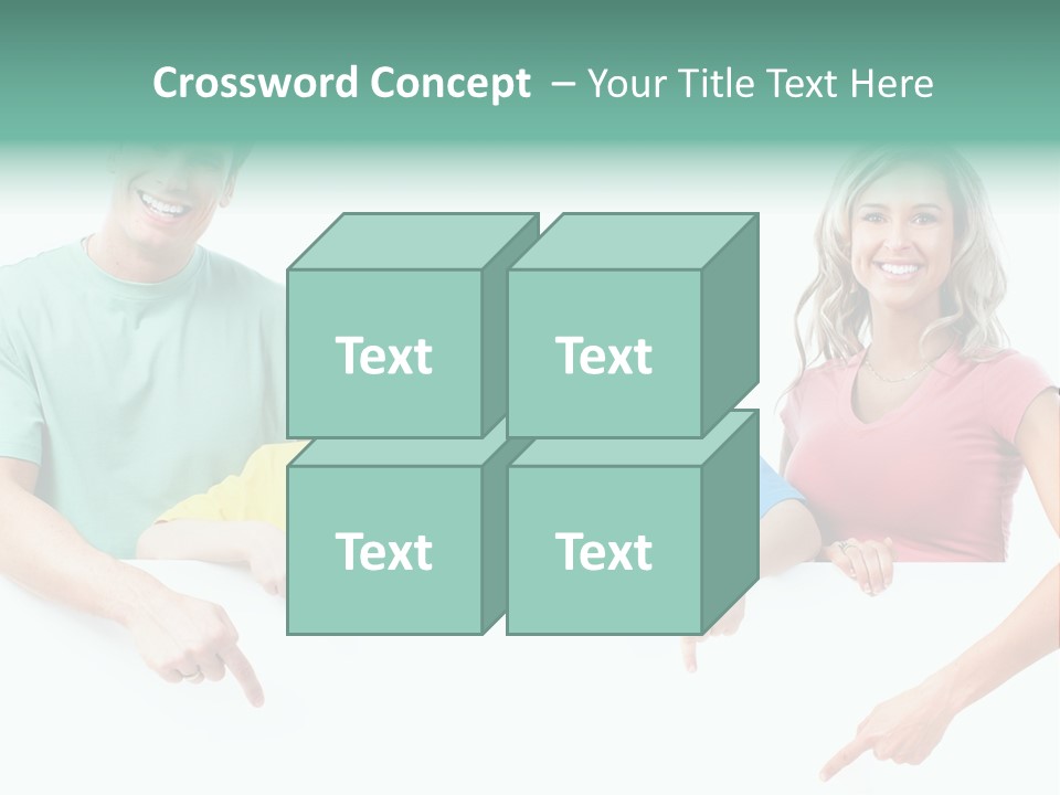 Copy Space Smile Family PowerPoint Template