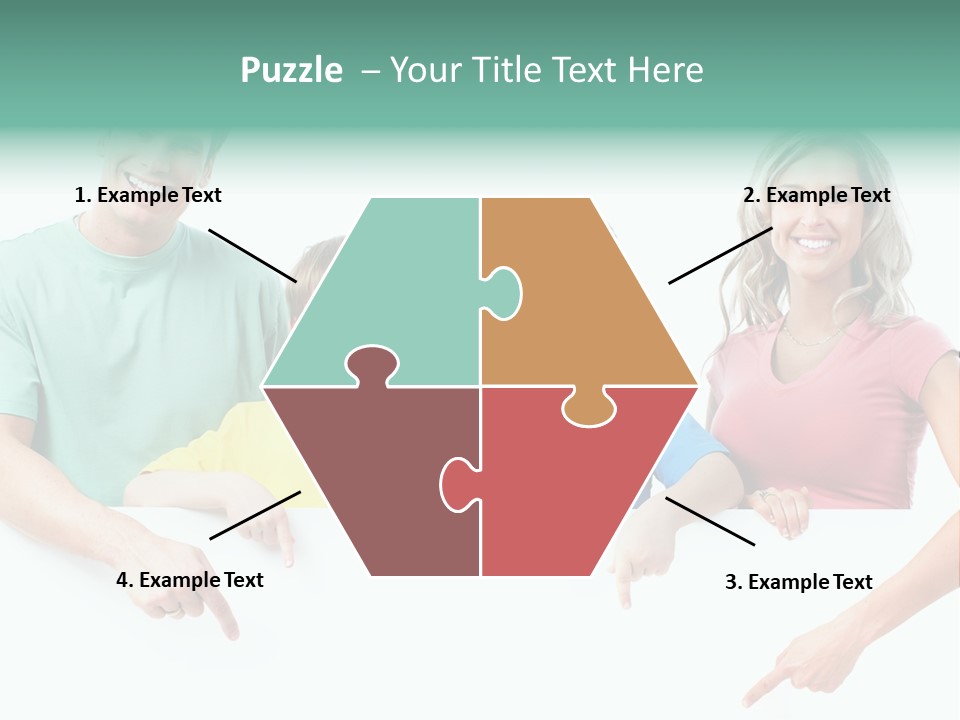 Copy Space Smile Family PowerPoint Template