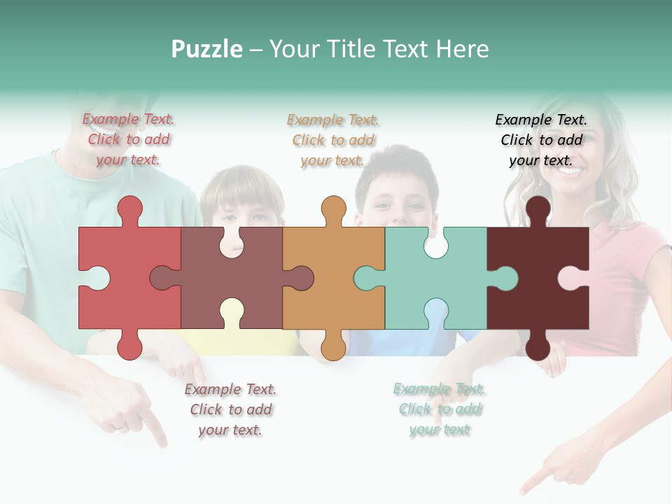 Copy Space Smile Family PowerPoint Template