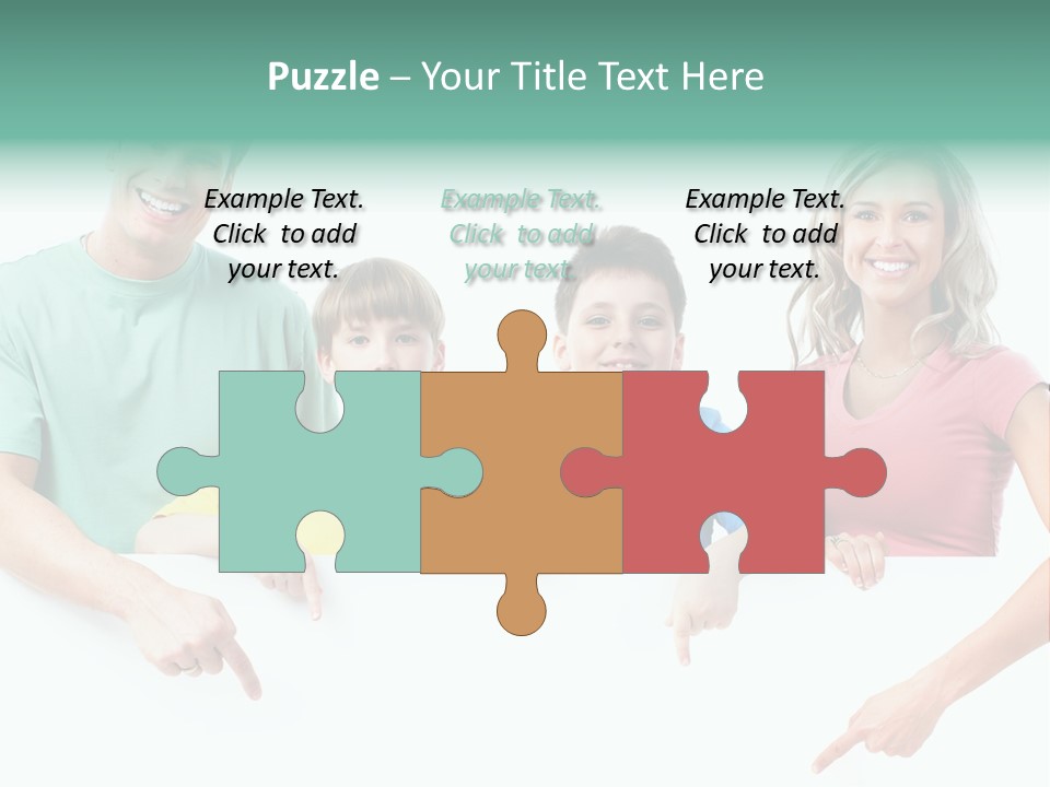 Copy Space Smile Family PowerPoint Template