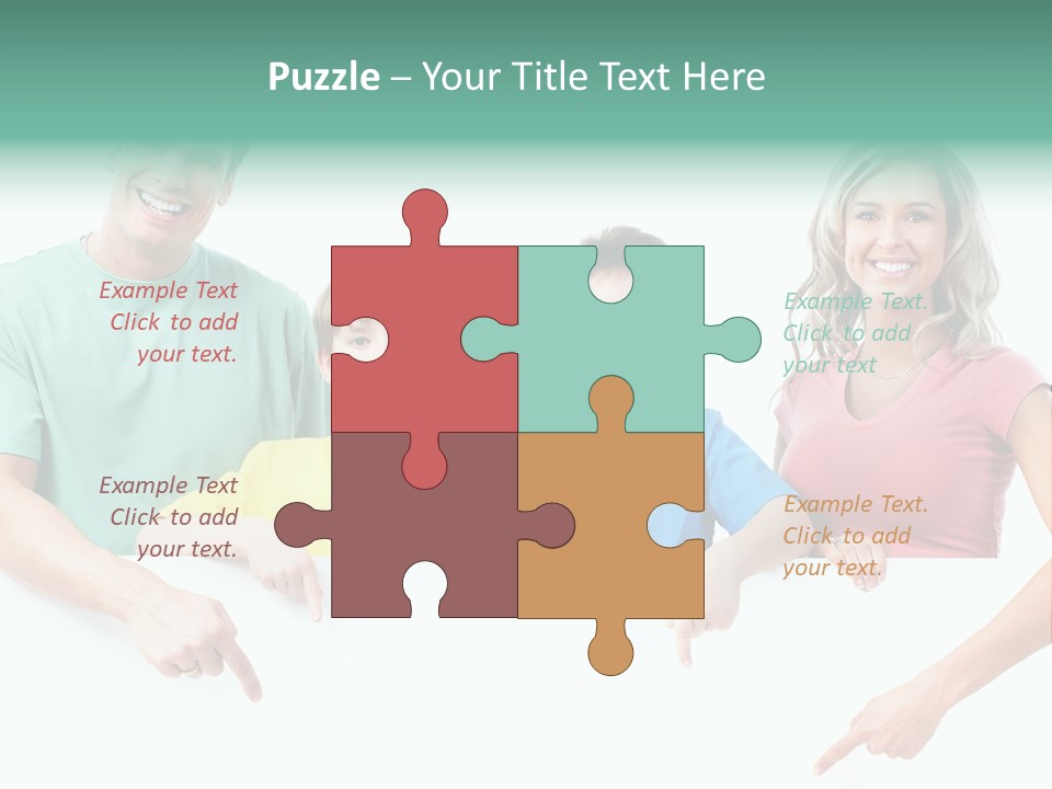 Copy Space Smile Family PowerPoint Template