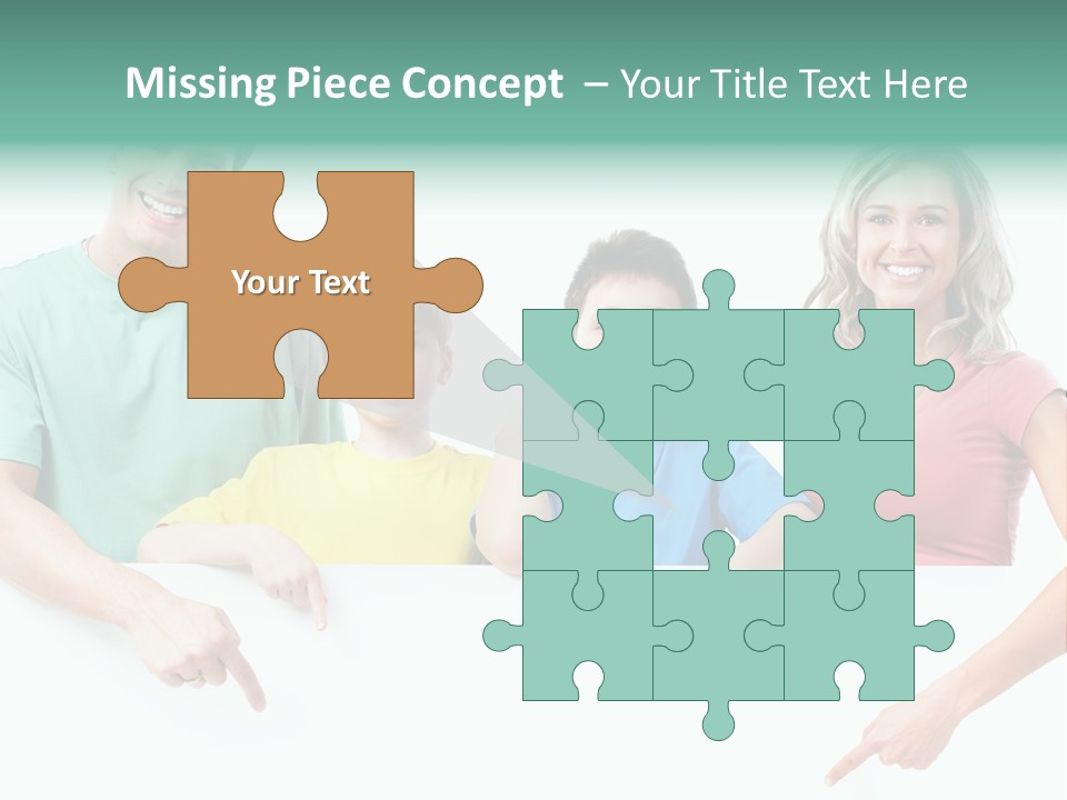 Copy Space Smile Family PowerPoint Template