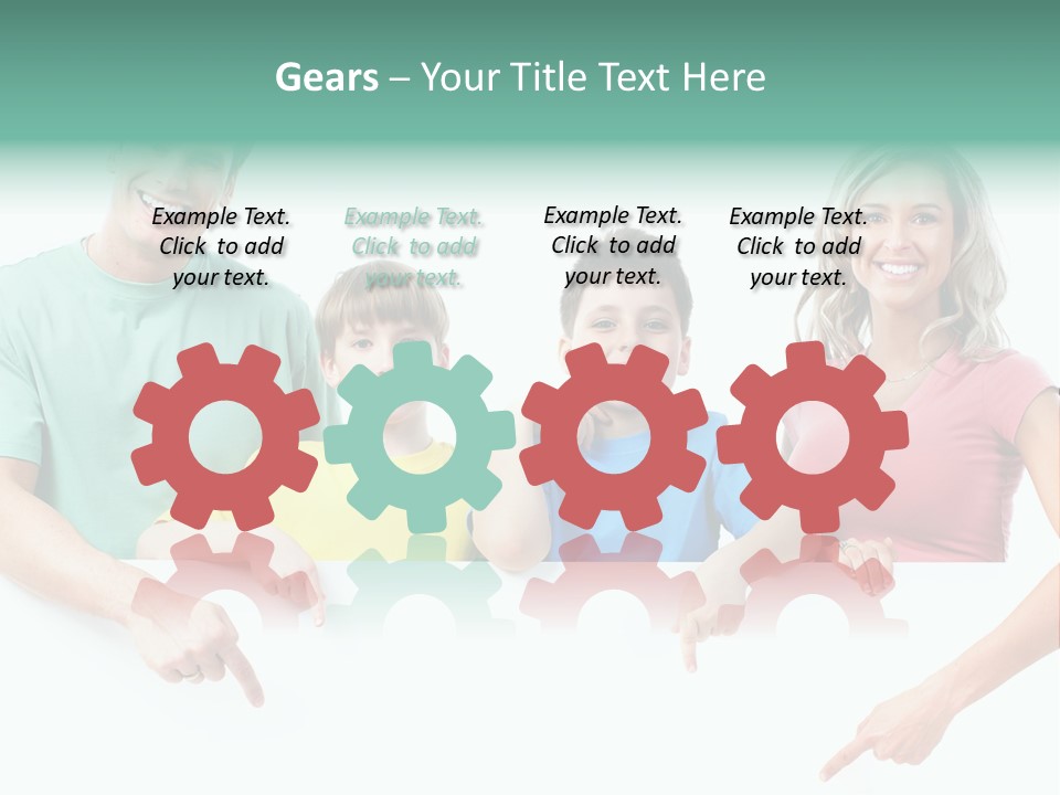 Copy Space Smile Family PowerPoint Template