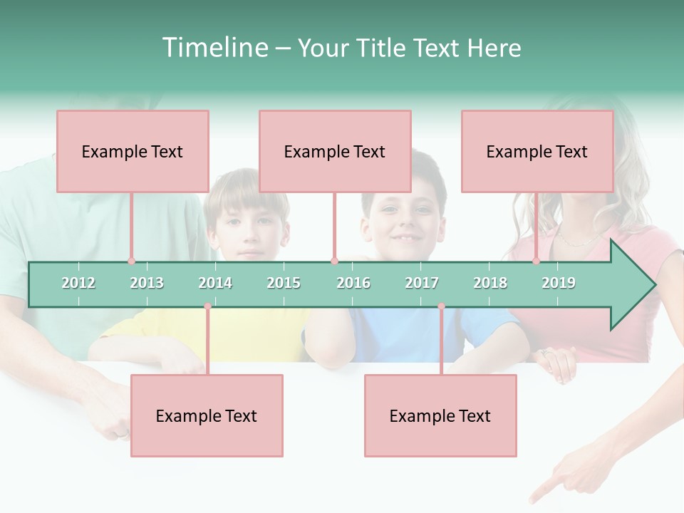 Copy Space Smile Family PowerPoint Template