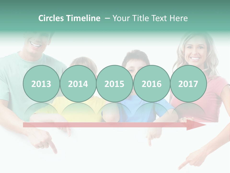 Copy Space Smile Family PowerPoint Template