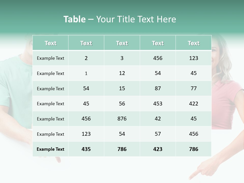 Copy Space Smile Family PowerPoint Template