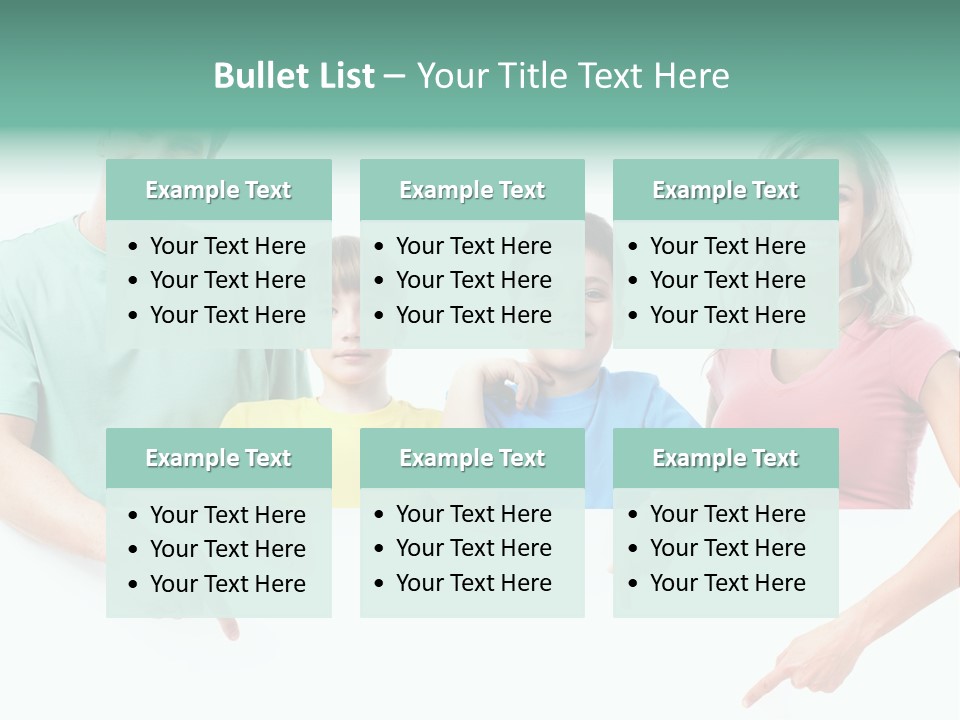 Copy Space Smile Family PowerPoint Template