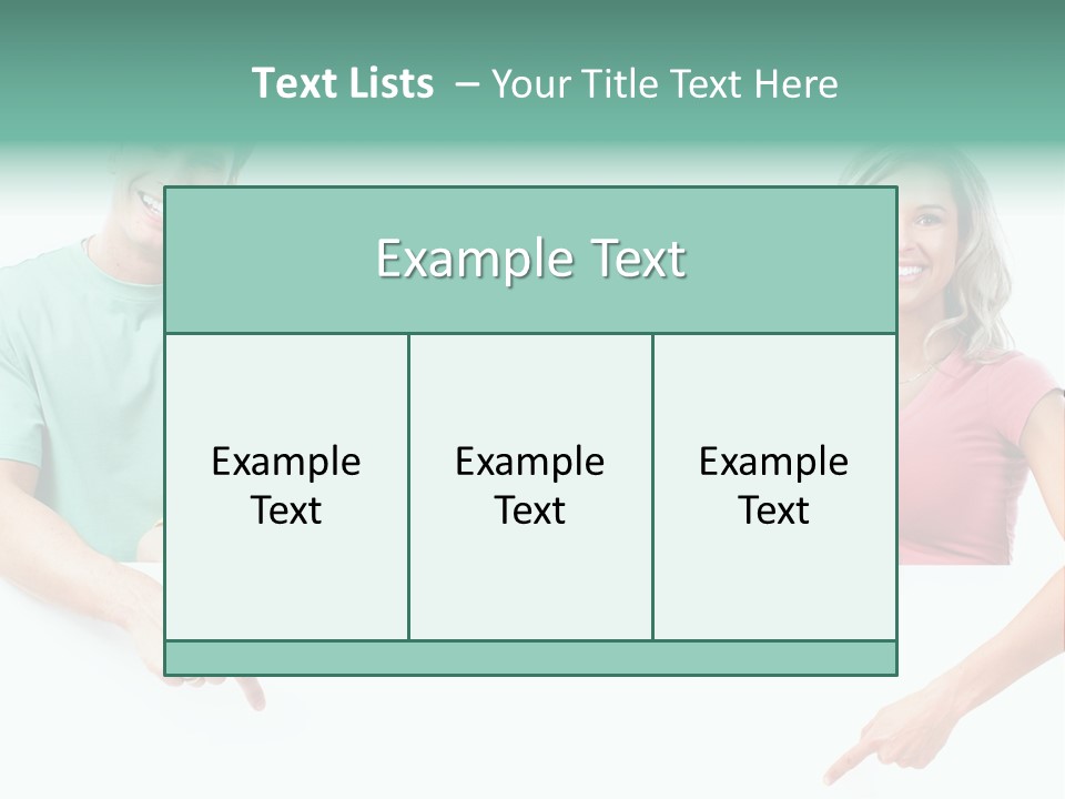 Copy Space Smile Family PowerPoint Template