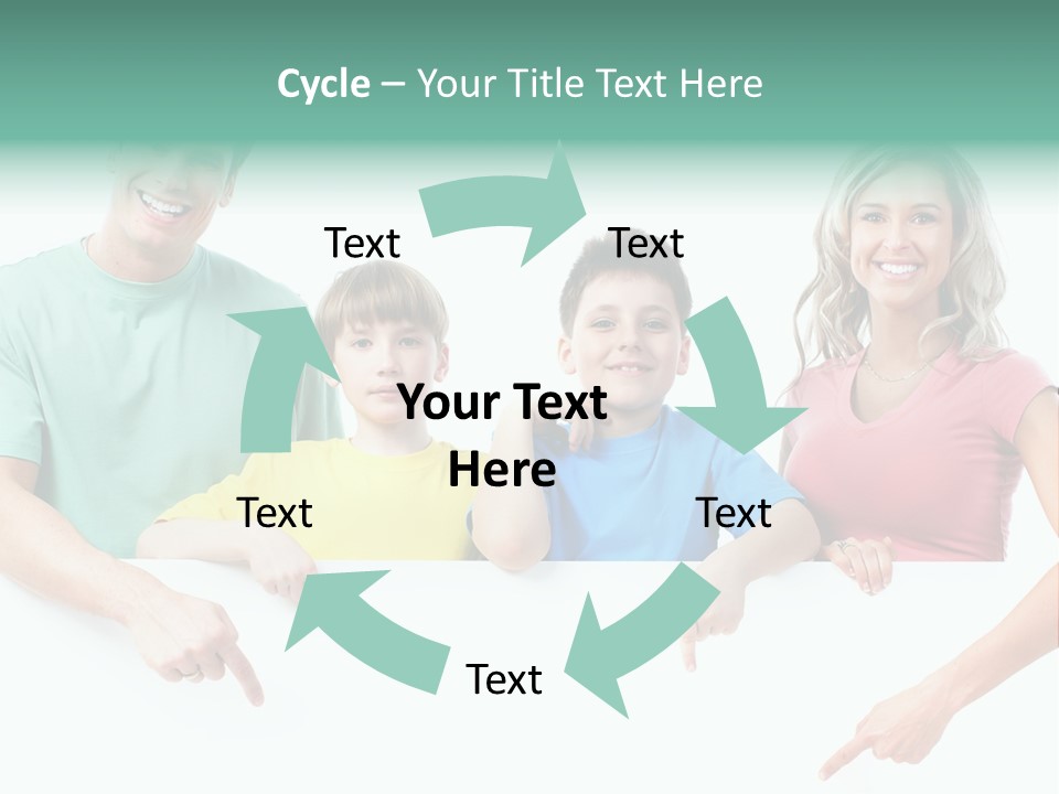 Copy Space Smile Family PowerPoint Template