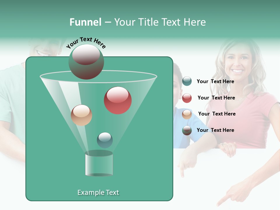 Copy Space Smile Family PowerPoint Template