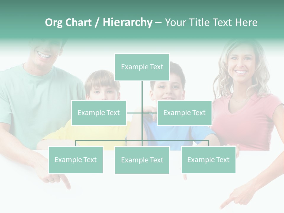 Copy Space Smile Family PowerPoint Template