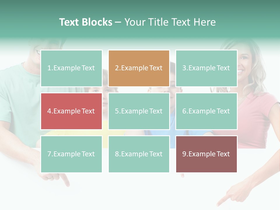 Copy Space Smile Family PowerPoint Template