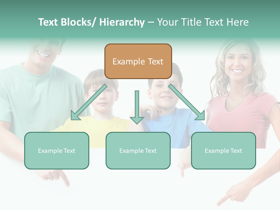 Copy Space Smile Family PowerPoint Template
