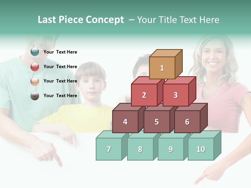 Copy Space Smile Family PowerPoint Template