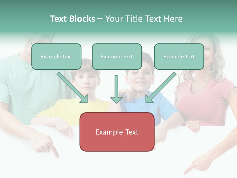 Copy Space Smile Family PowerPoint Template