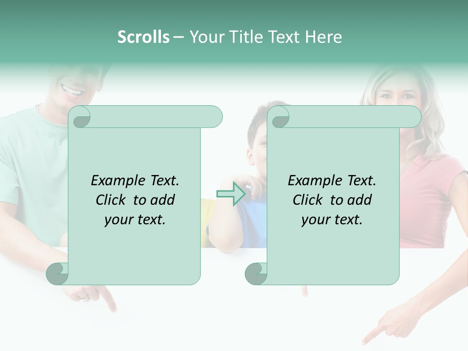 Copy Space Smile Family PowerPoint Template