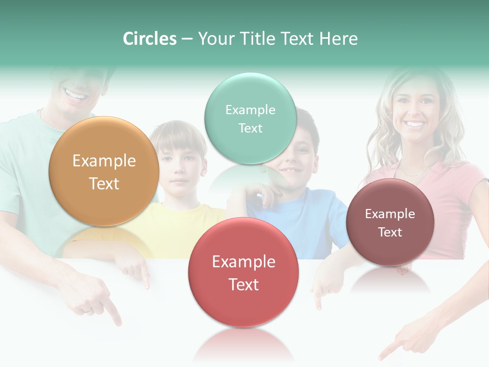 Copy Space Smile Family PowerPoint Template