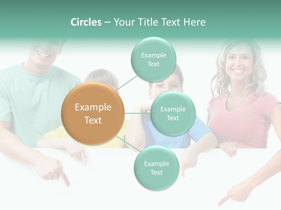 Copy Space Smile Family PowerPoint Template