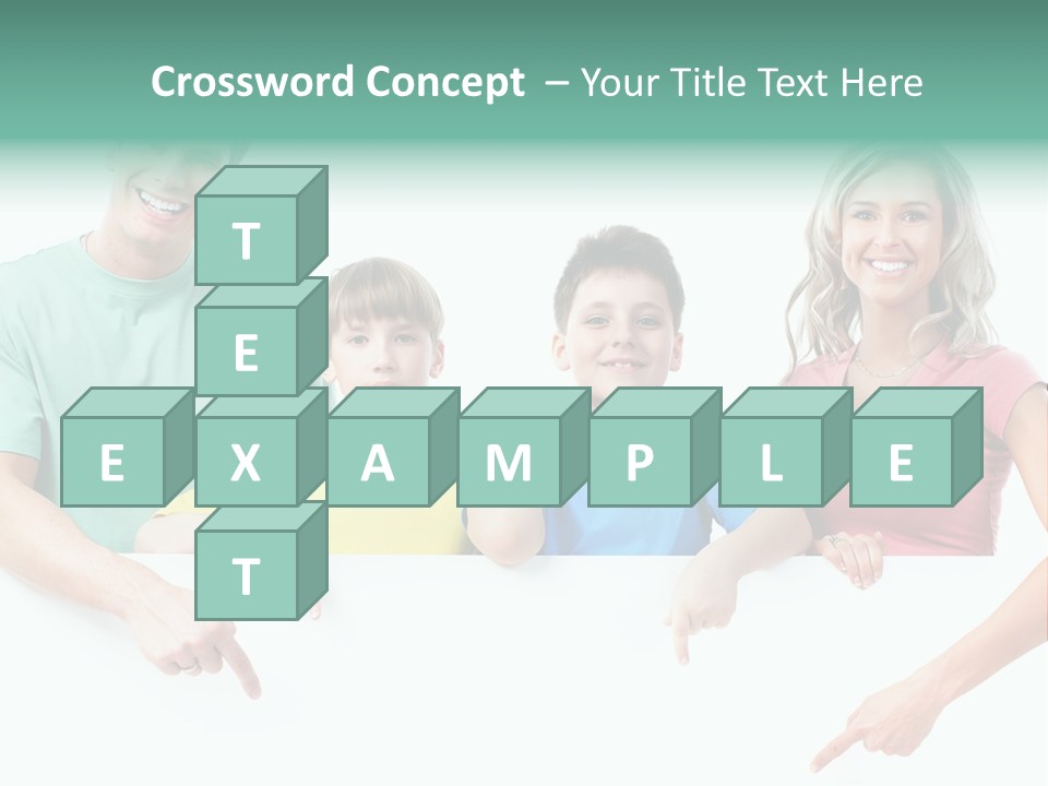 Copy Space Smile Family PowerPoint Template