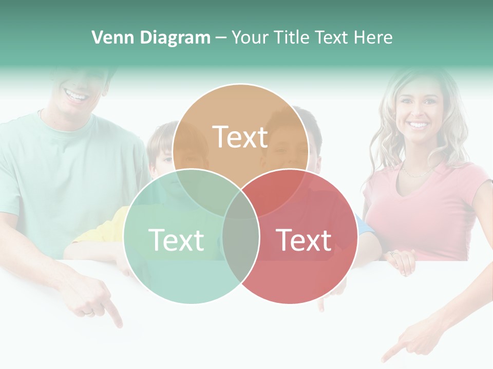Copy Space Smile Family PowerPoint Template