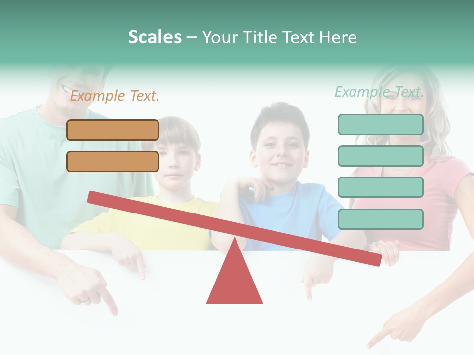 Copy Space Smile Family PowerPoint Template